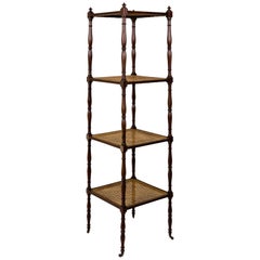 Georgian Mahogany Whatnot Shelf, circa 1800, England