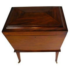 Antique Georgian Mahogany Wine Cooler / Cellarette