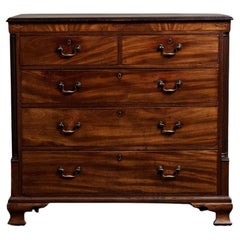 Georgian Marquetry Decorated Chest of Drawers