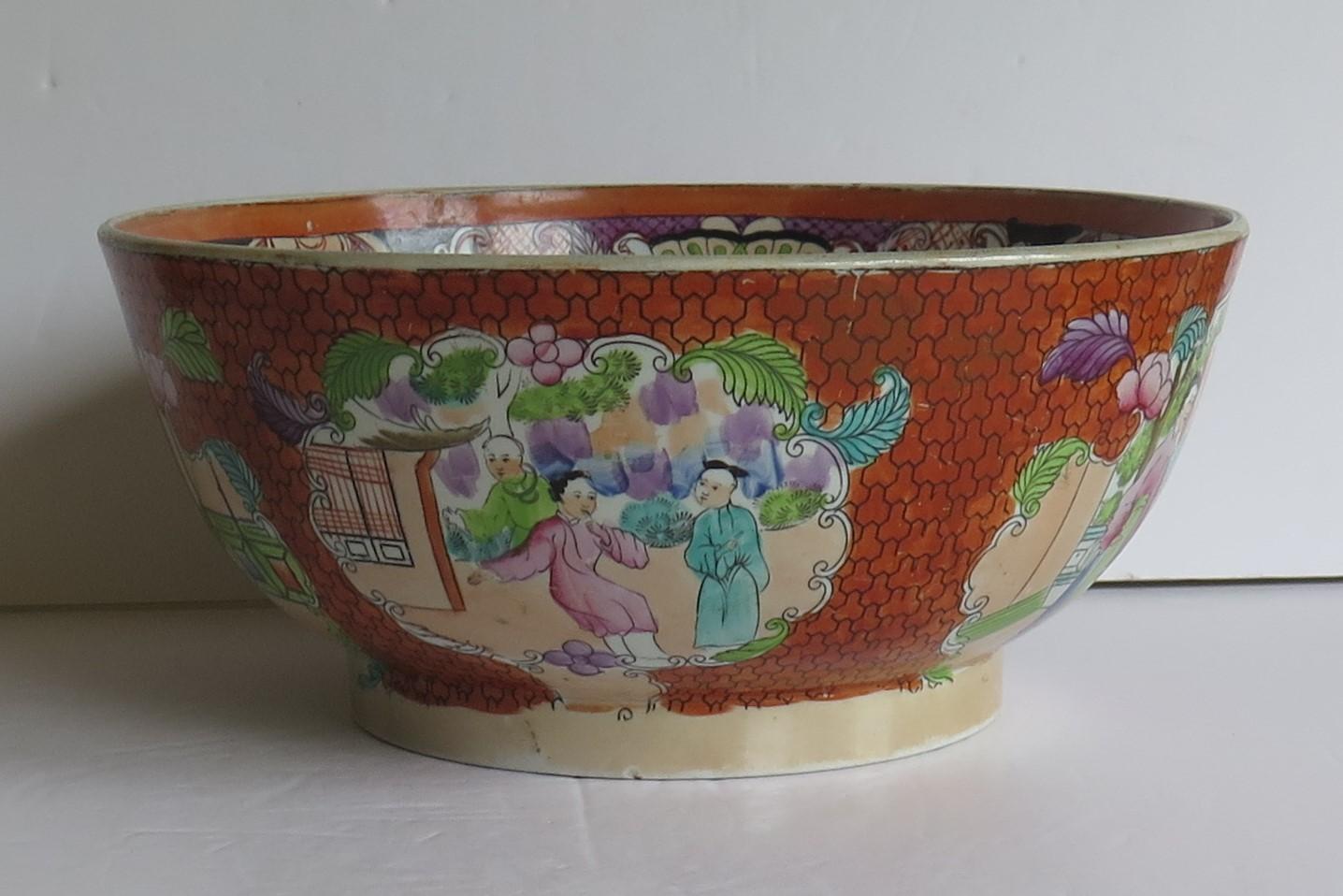 large chinoiserie bowl