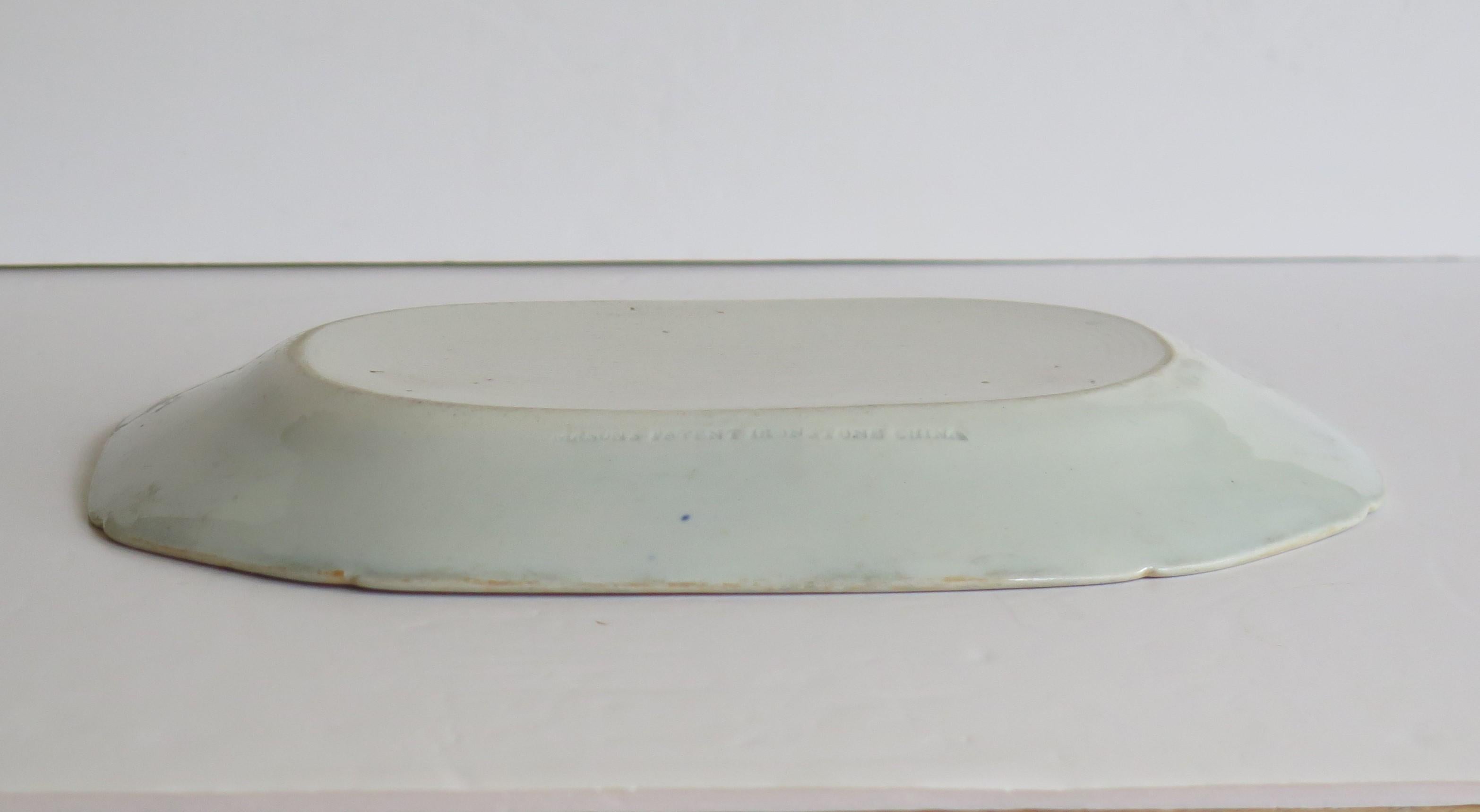 Georgian Mason's Ironstone Platter or Plate in Oriental Pheasant Ptn, circa 1818 4