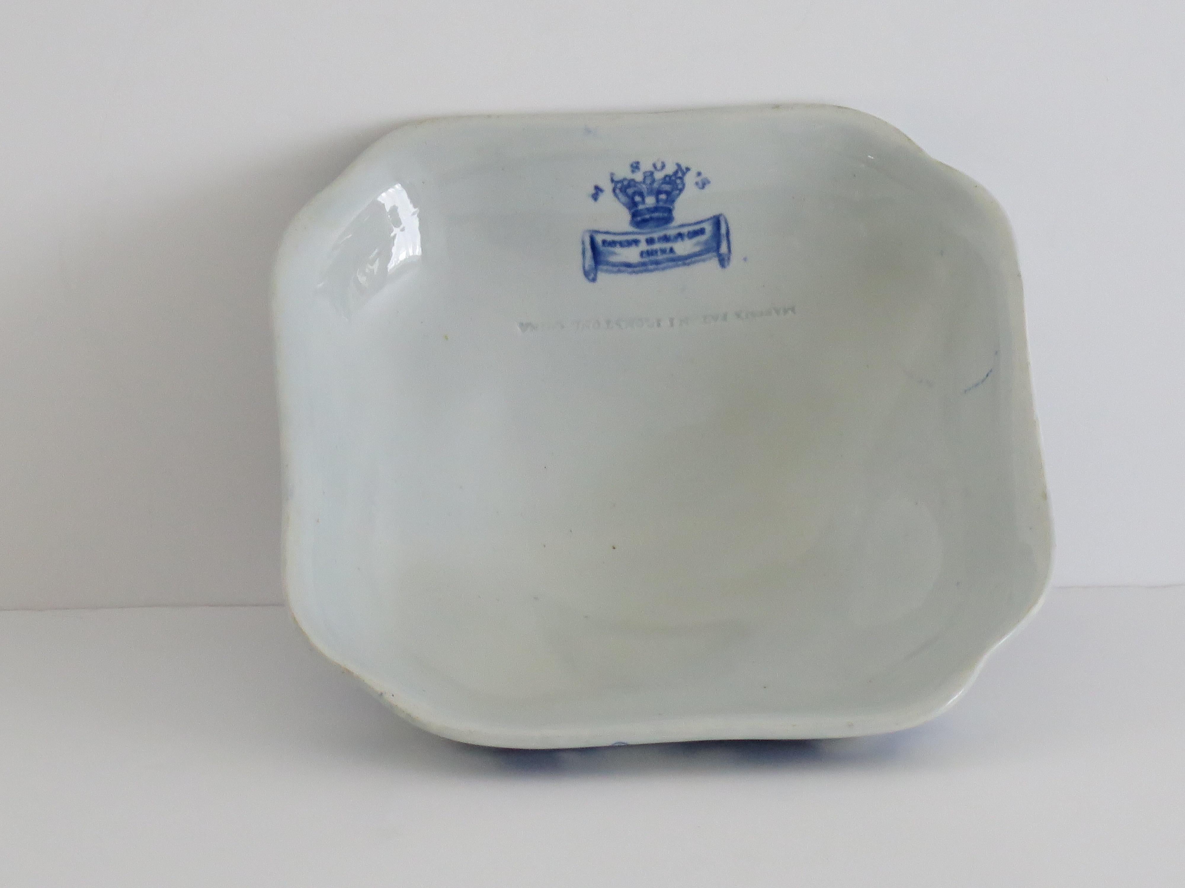 Georgian Mason's Ironstone Serving Dish & Cover in Chinese Dragon Ptn, Ca 1818 For Sale 9