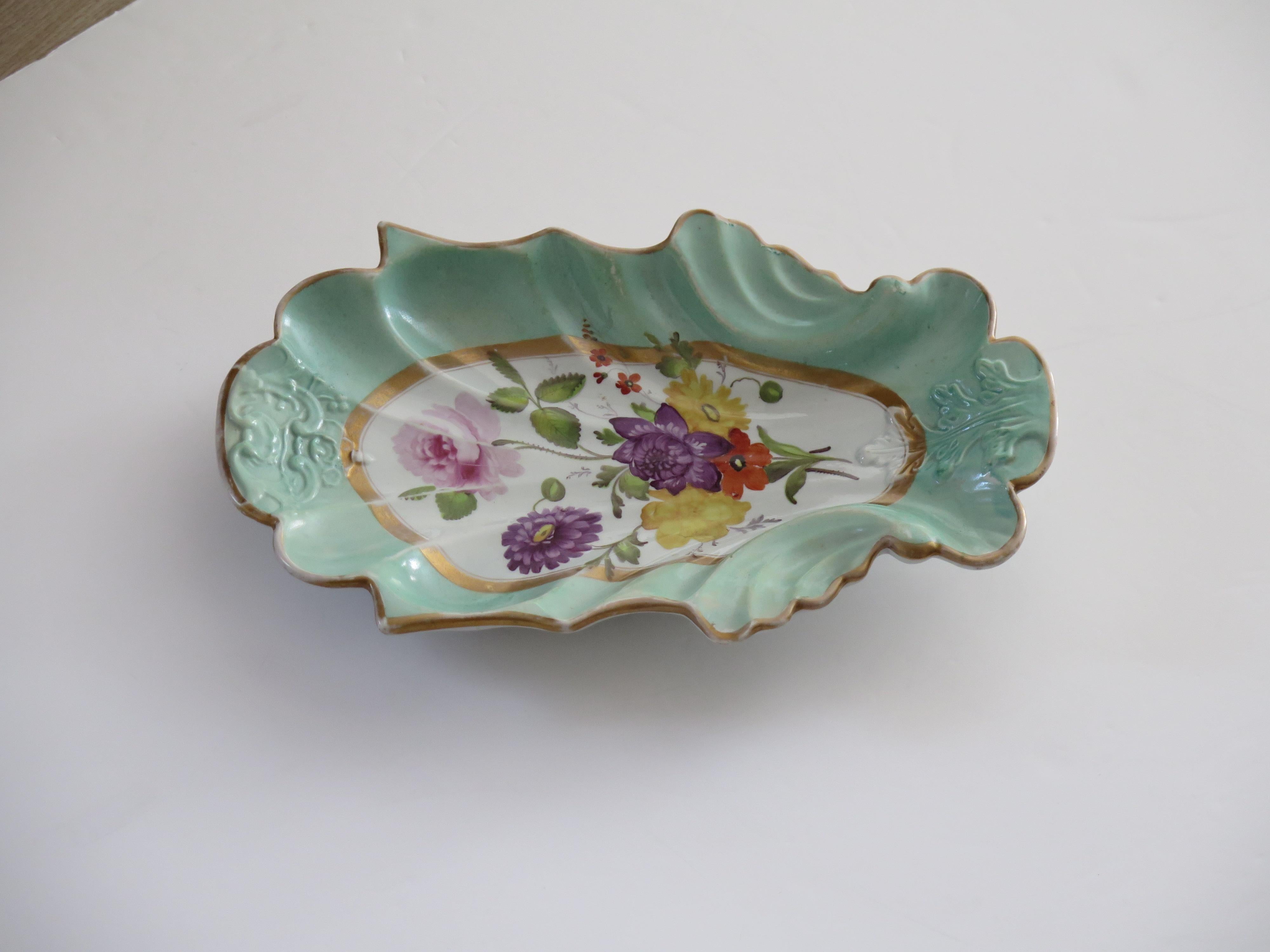 Plato o fuente de servir georgiano de Mason's Ironstone en Ptn de flores mixtas, ca 1818 en venta 3