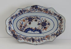 Mason's Ironstone Serving Platter, Rock Leaves & Flowers Pattern, Circa 1818