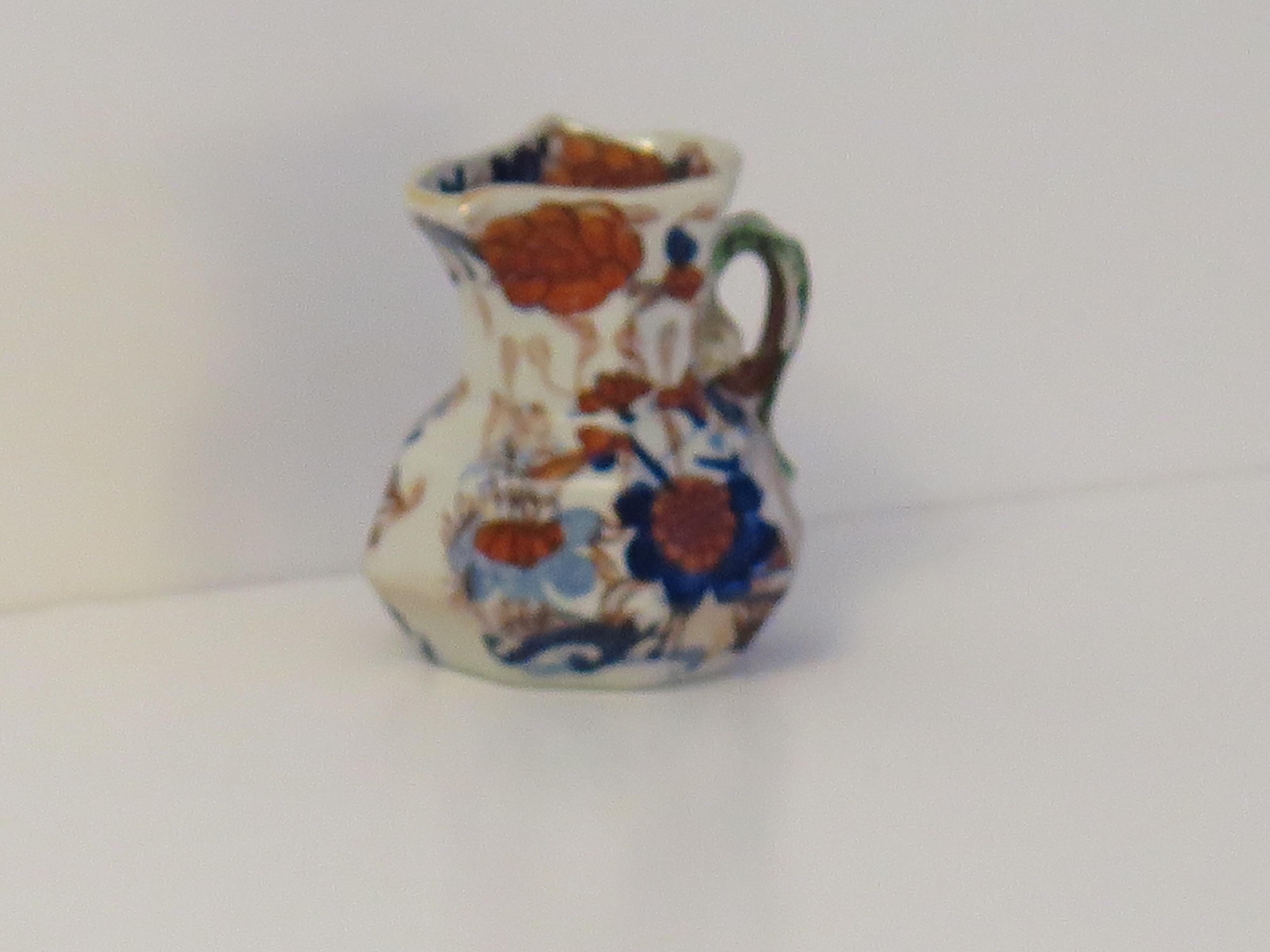 Jarra o cántaro georgiano muy pequeño de Mason's Ironstone Japón Ptn, ca 1820 Georgiano en venta