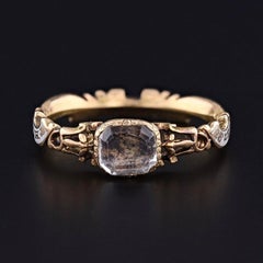 Georgian Memento Mori Ring of 18k Gold