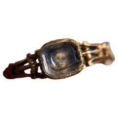 Georgian Memento Mori Ring of 18k Gold
