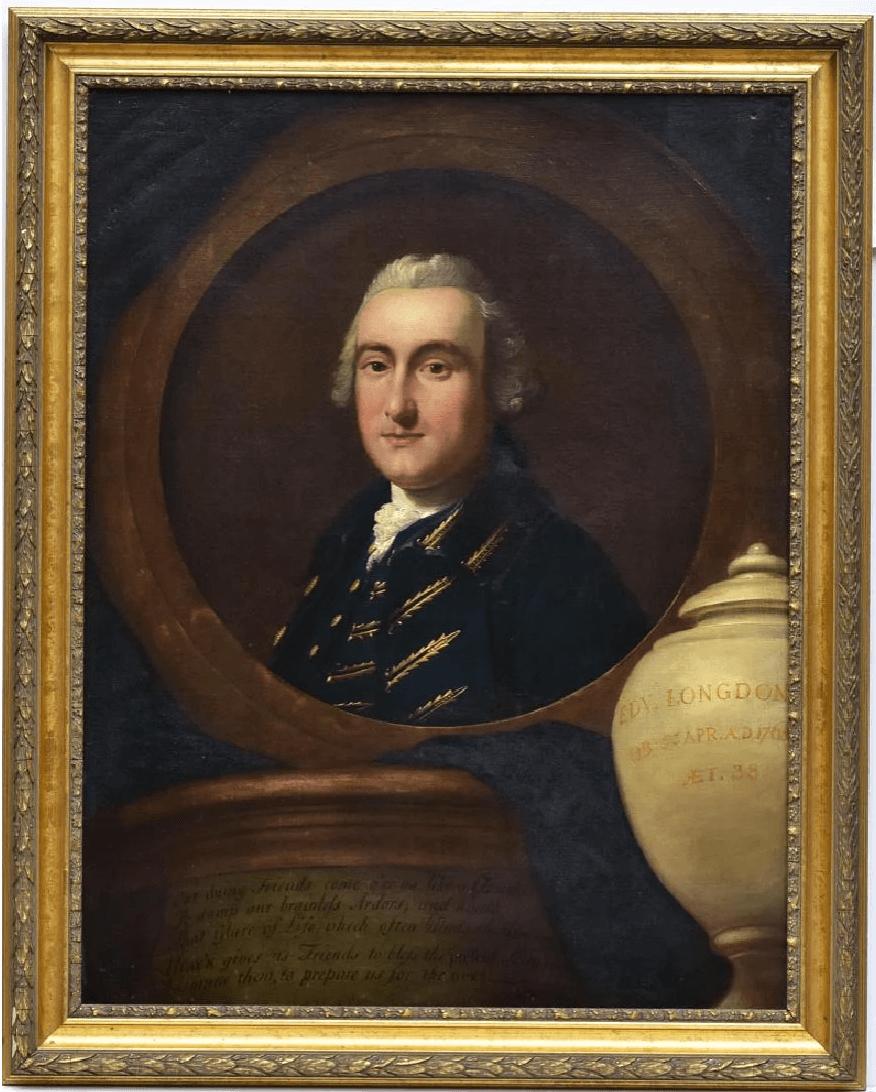 Georgian Memorial or Mourning Portrait, Thomas Hudson, 1765 For Sale 5