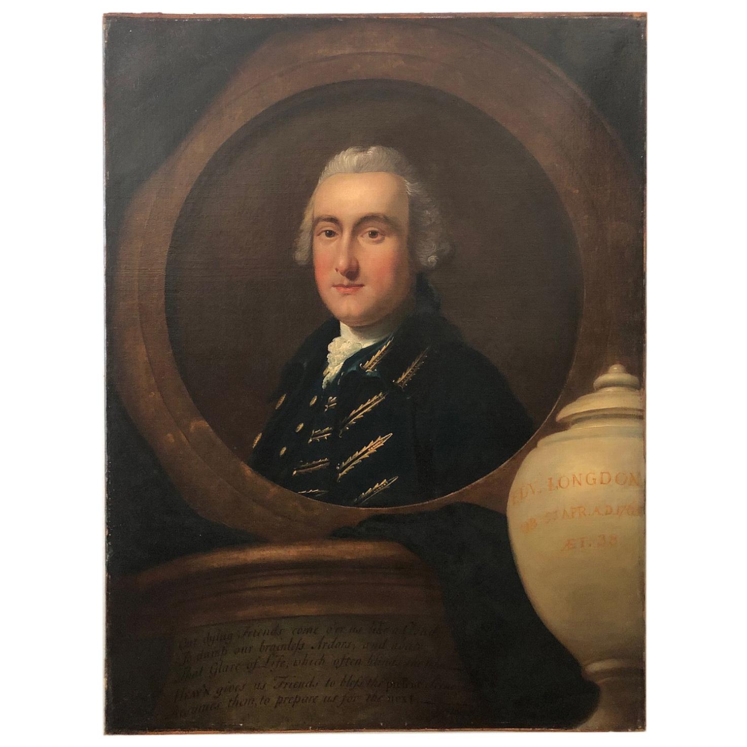 Georgian Memorial or Mourning Portrait, Thomas Hudson, 1765