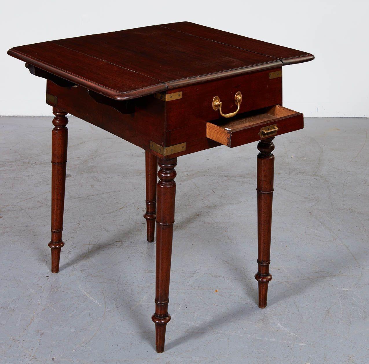 19th Century Georgian Metamorphic Campaign Writing Table For Sale