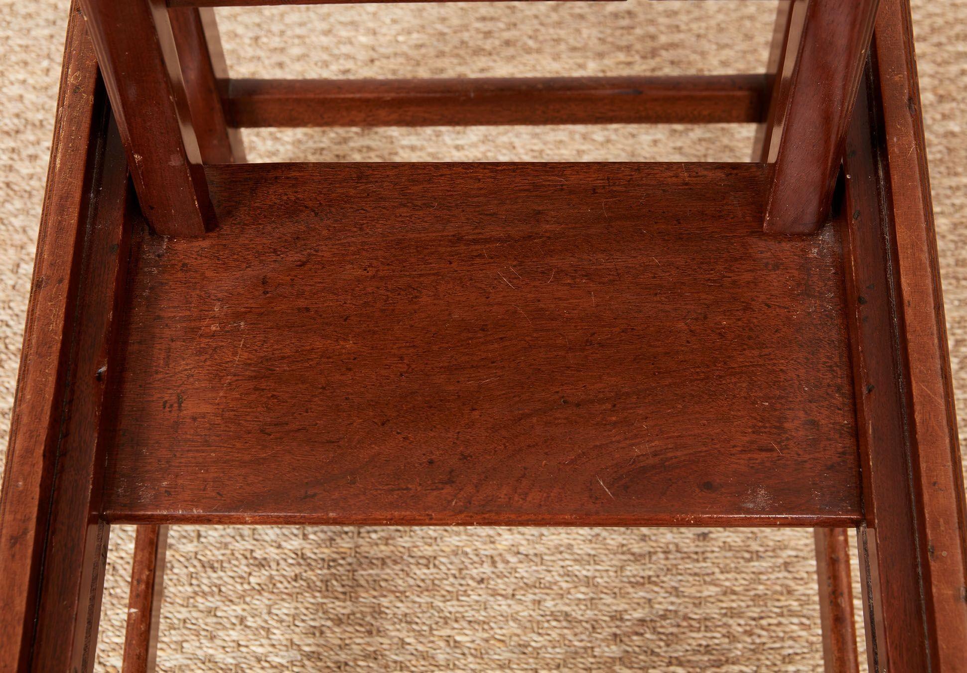 Georgian Metamorphic Library Steps/Stool For Sale 7