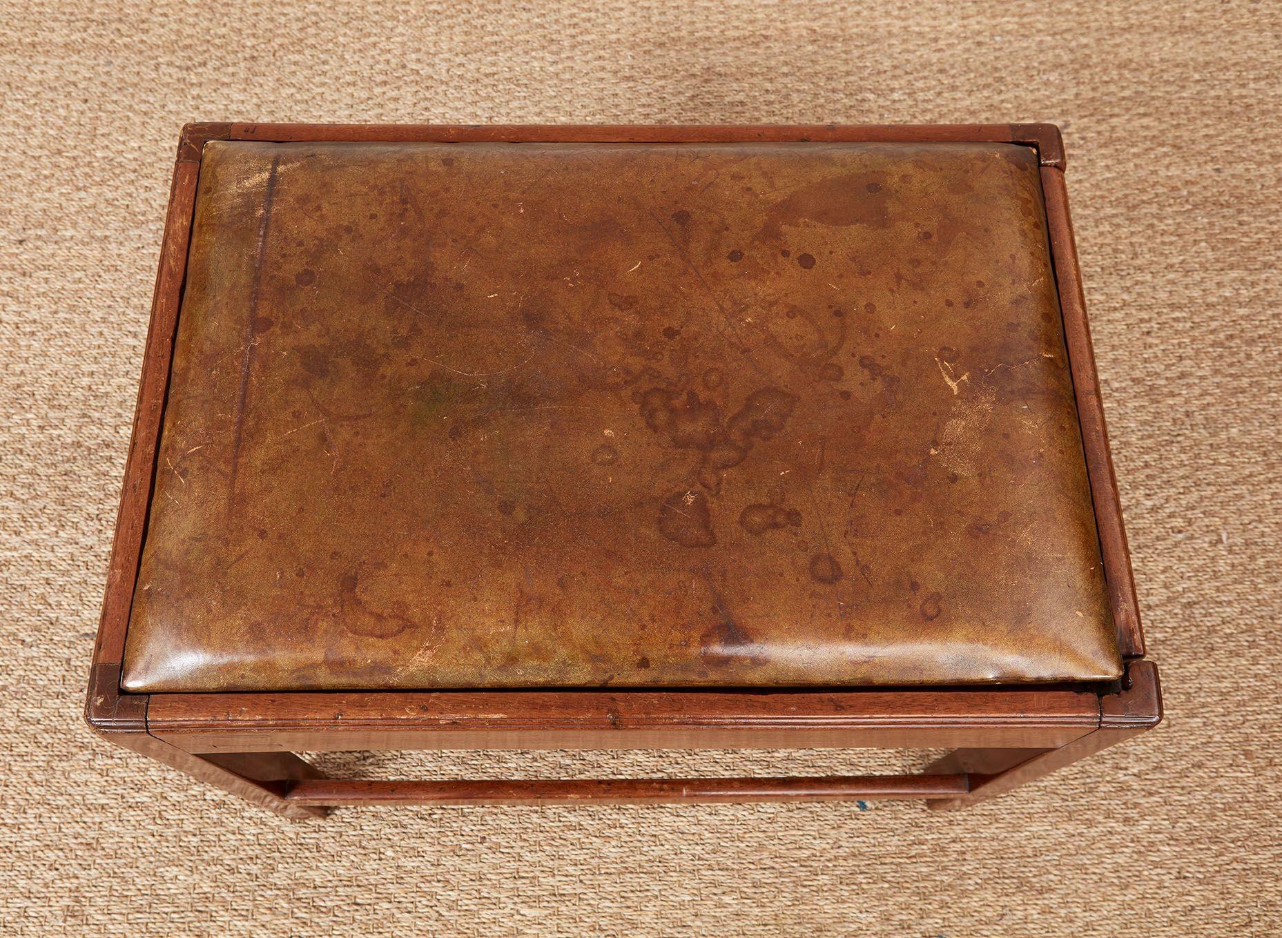 English Georgian Metamorphic Library Steps/Stool For Sale