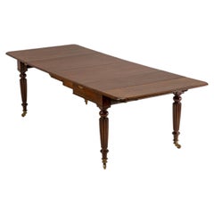 Georgian Metamorphic Mahogany Extending Dining Table, Over 8 ft long, Seats 8