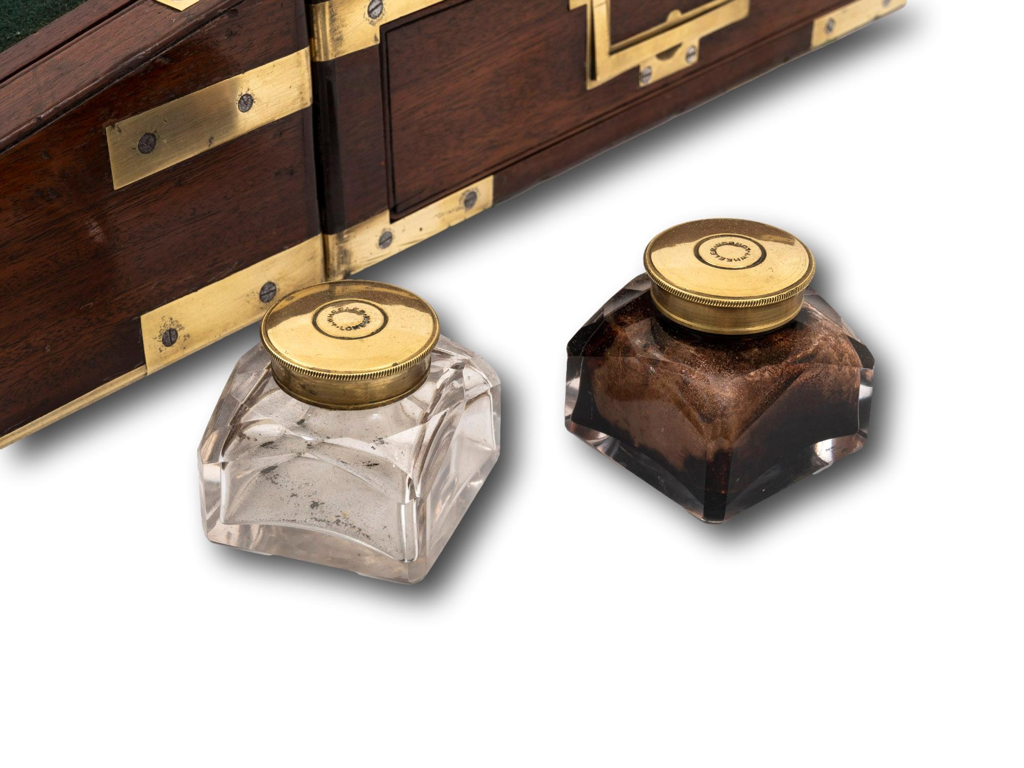 Georgian Military Campaign Mahogany Writing Box 8