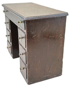 Georgian Oak Kneehole Desk, George III Style, England, Circa 1750