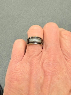 Georgian Mourning Ring In 18k Gold With Enamel Circa 1814