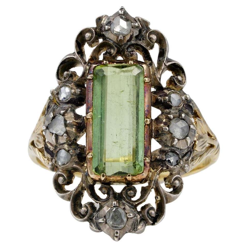 Antique Scroll Diamond Ring - 391 For Sale on 1stDibs | antique scroll ...