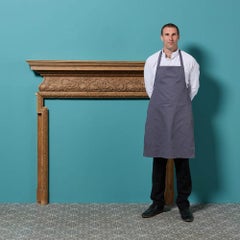 Mantello da camino a zampa di cane in pino in stile neoclassico georgiano