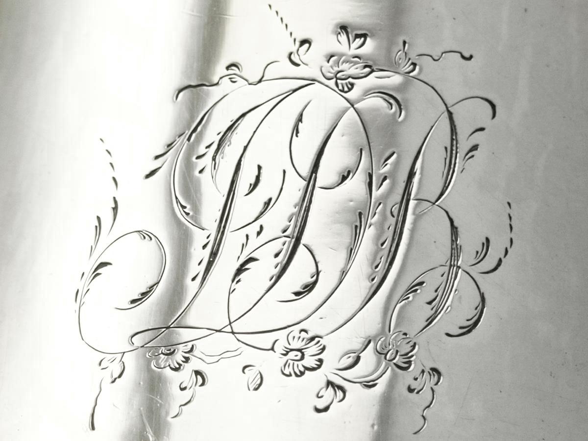 Georgianischer halber Pint oder Christenbecher aus Newcastle-Sterlingsilber im George-III-Stil (18. Jahrhundert) im Angebot