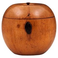 Apfel-Teedose im georgianischen Stil