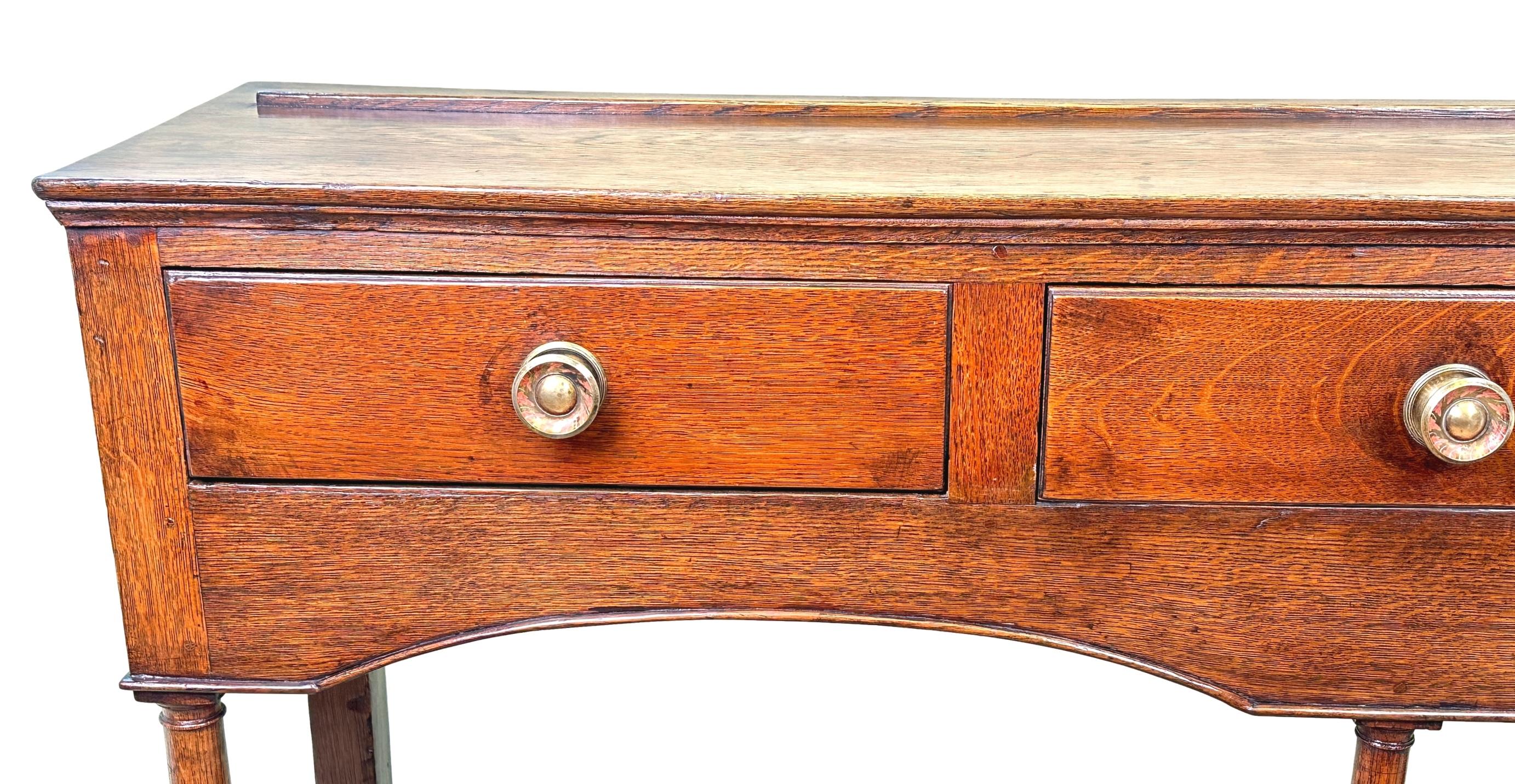 Georgian Oak 18th Century Potboard Dresser Base 9