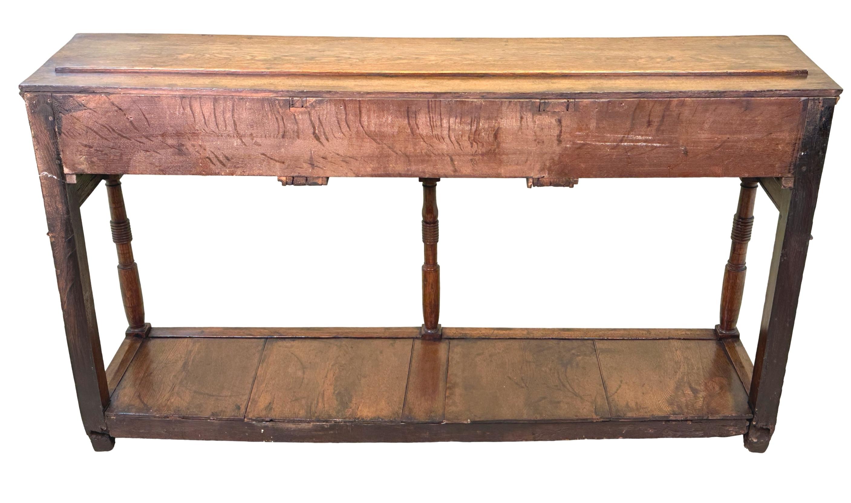 Georgian Oak 18th Century Potboard Dresser Base 10