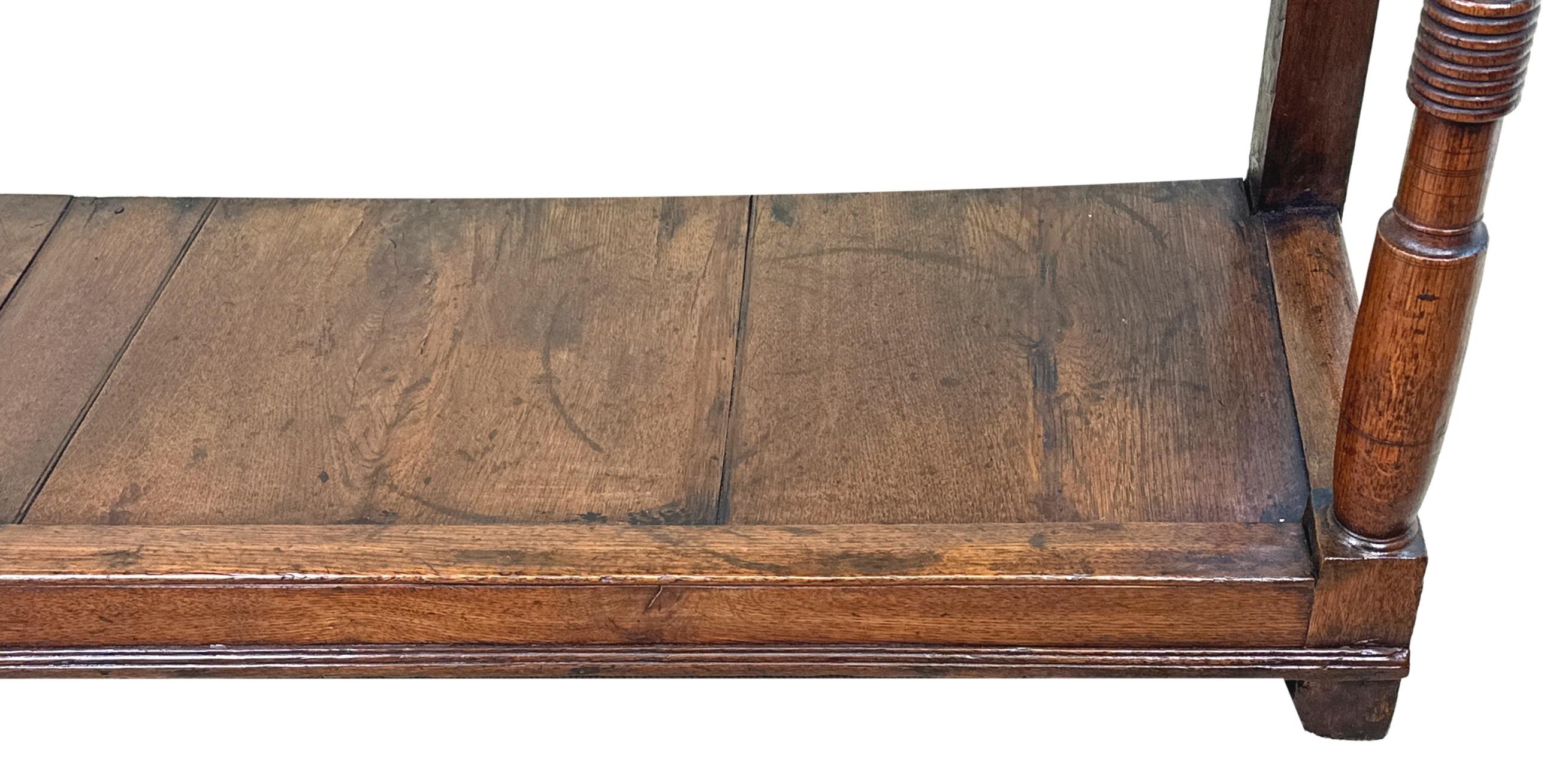 Georgian Oak 18th Century Potboard Dresser Base 2
