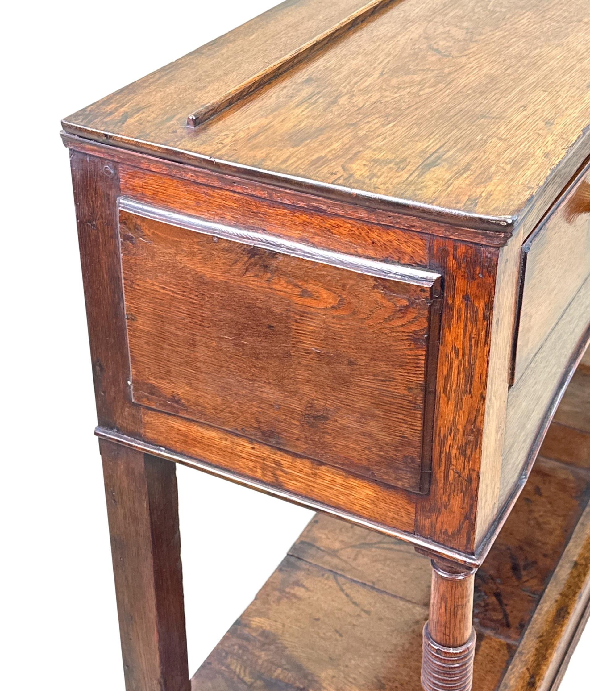 Georgian Oak 18th Century Potboard Dresser Base 4