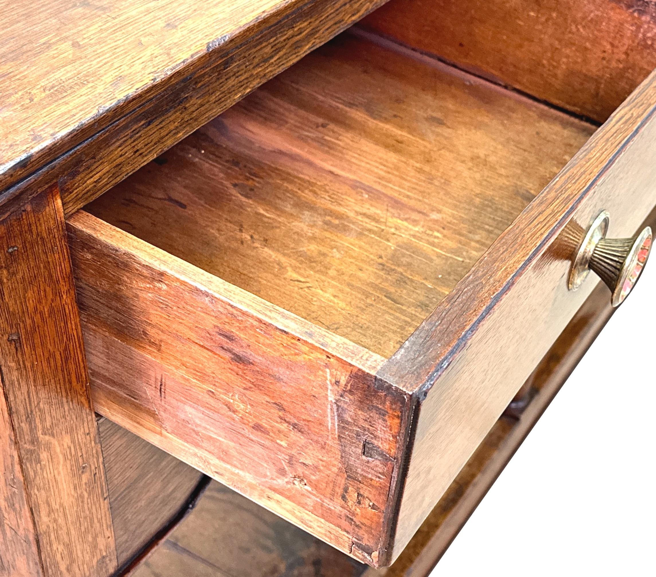 Georgian Oak 18th Century Potboard Dresser Base 5