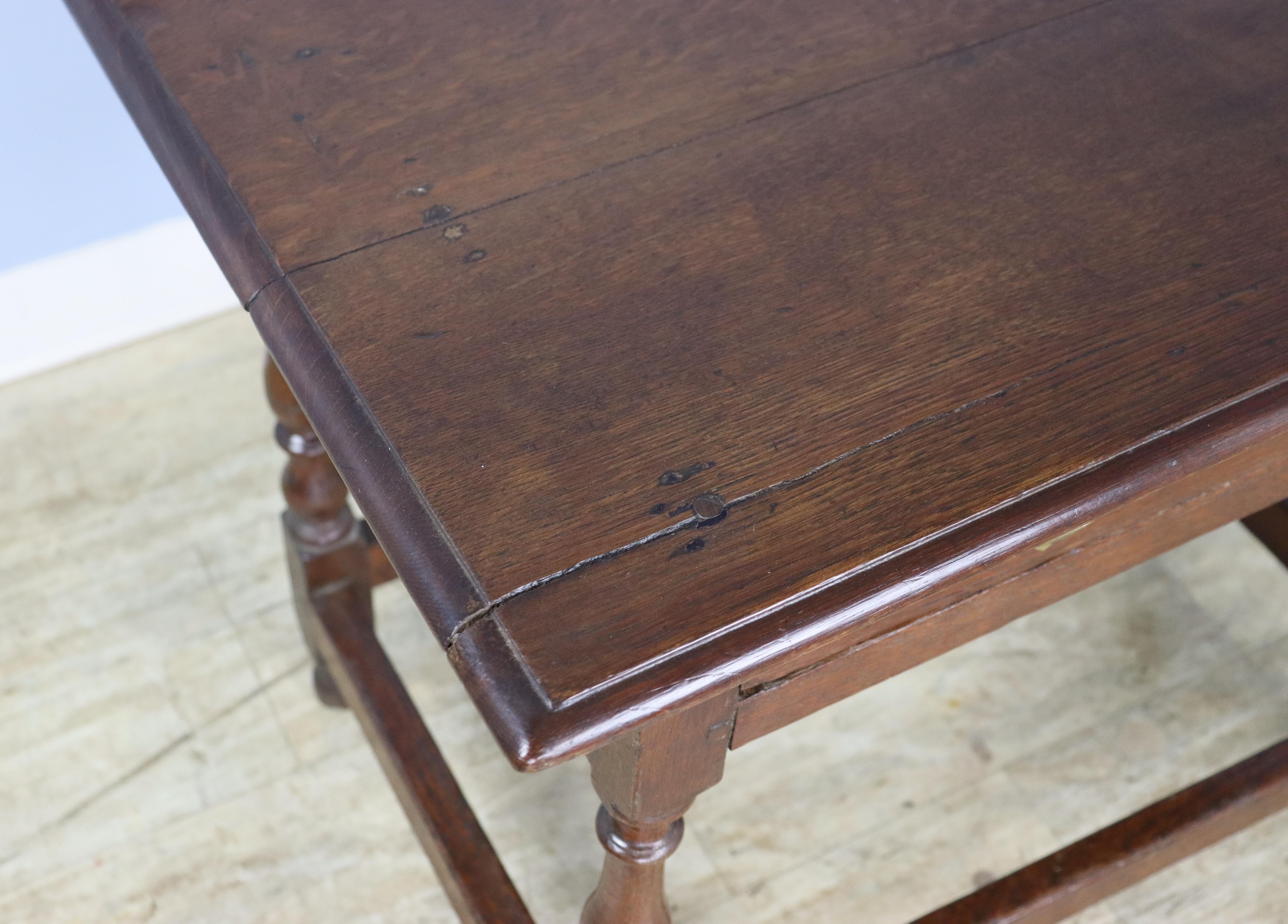 Georgian Oak 18th Century Side Table For Sale 6