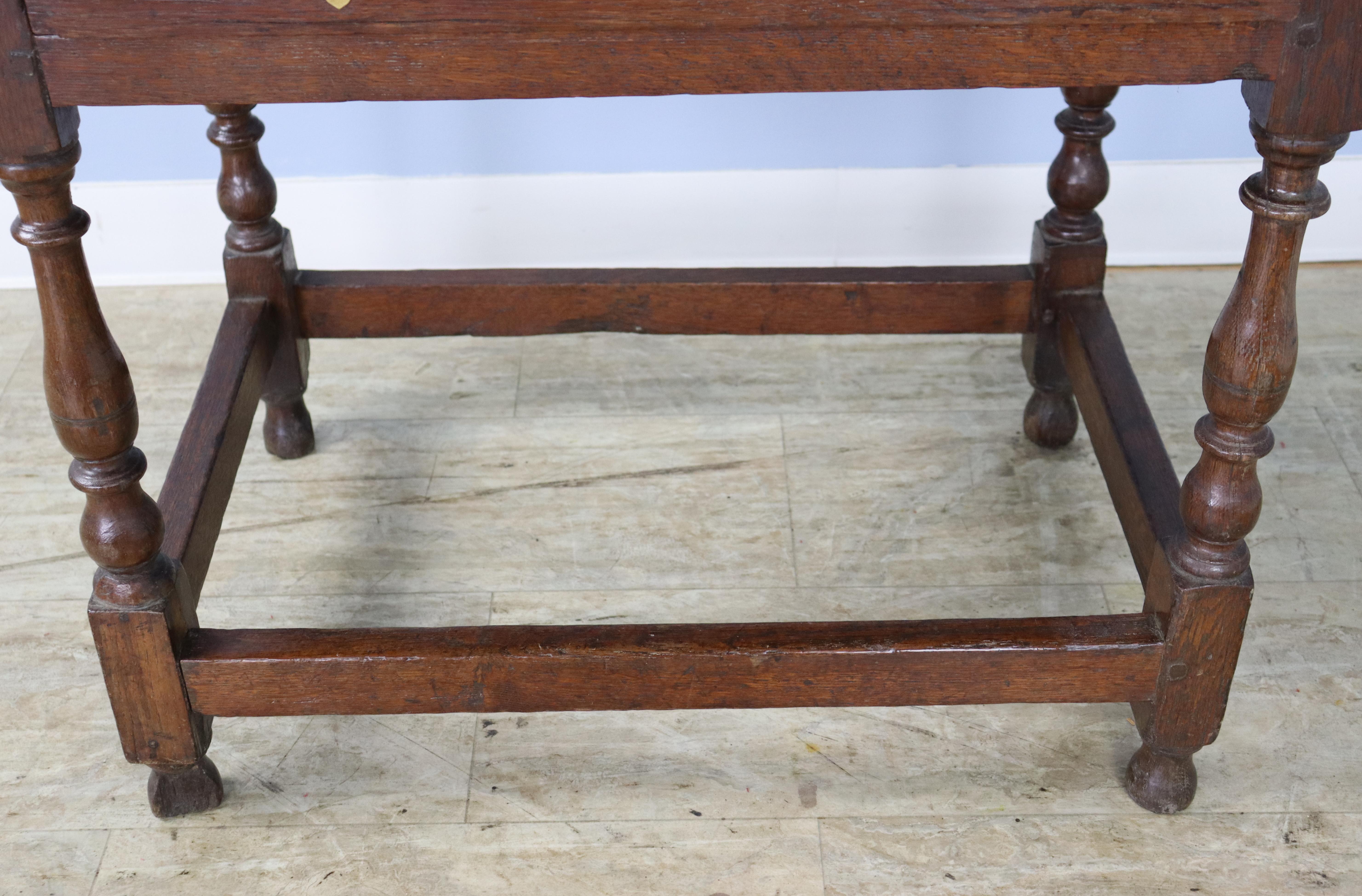 Georgian Oak 18th Century Side Table For Sale 4