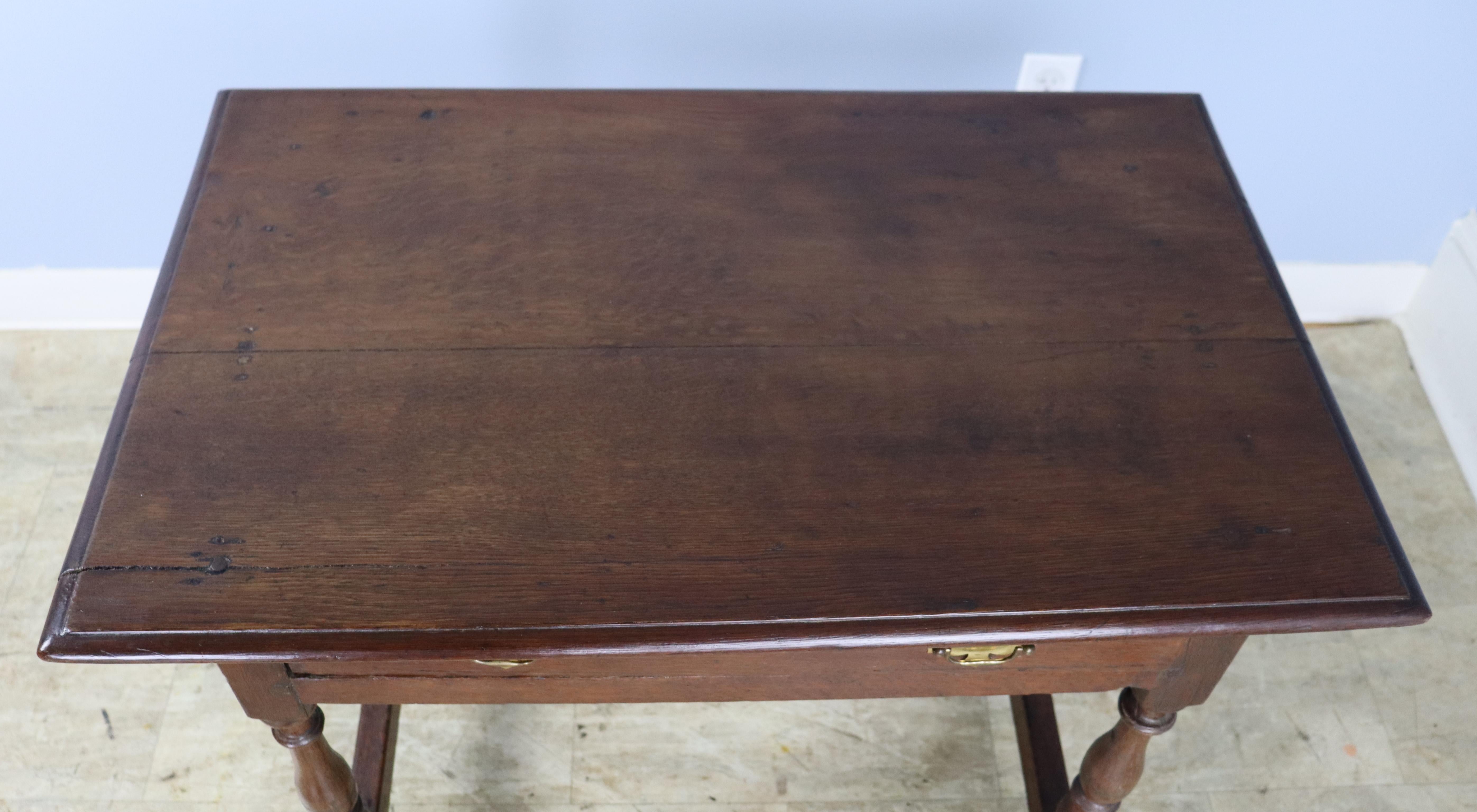 Georgian Oak 18th Century Side Table For Sale 5