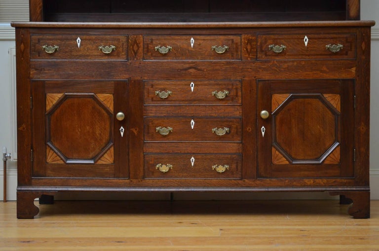 Georgian Oak And Mahogany Welsh Dresser At 1stdibs