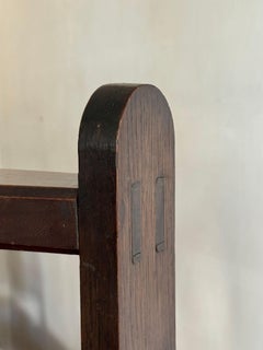 Georgian oak book press table