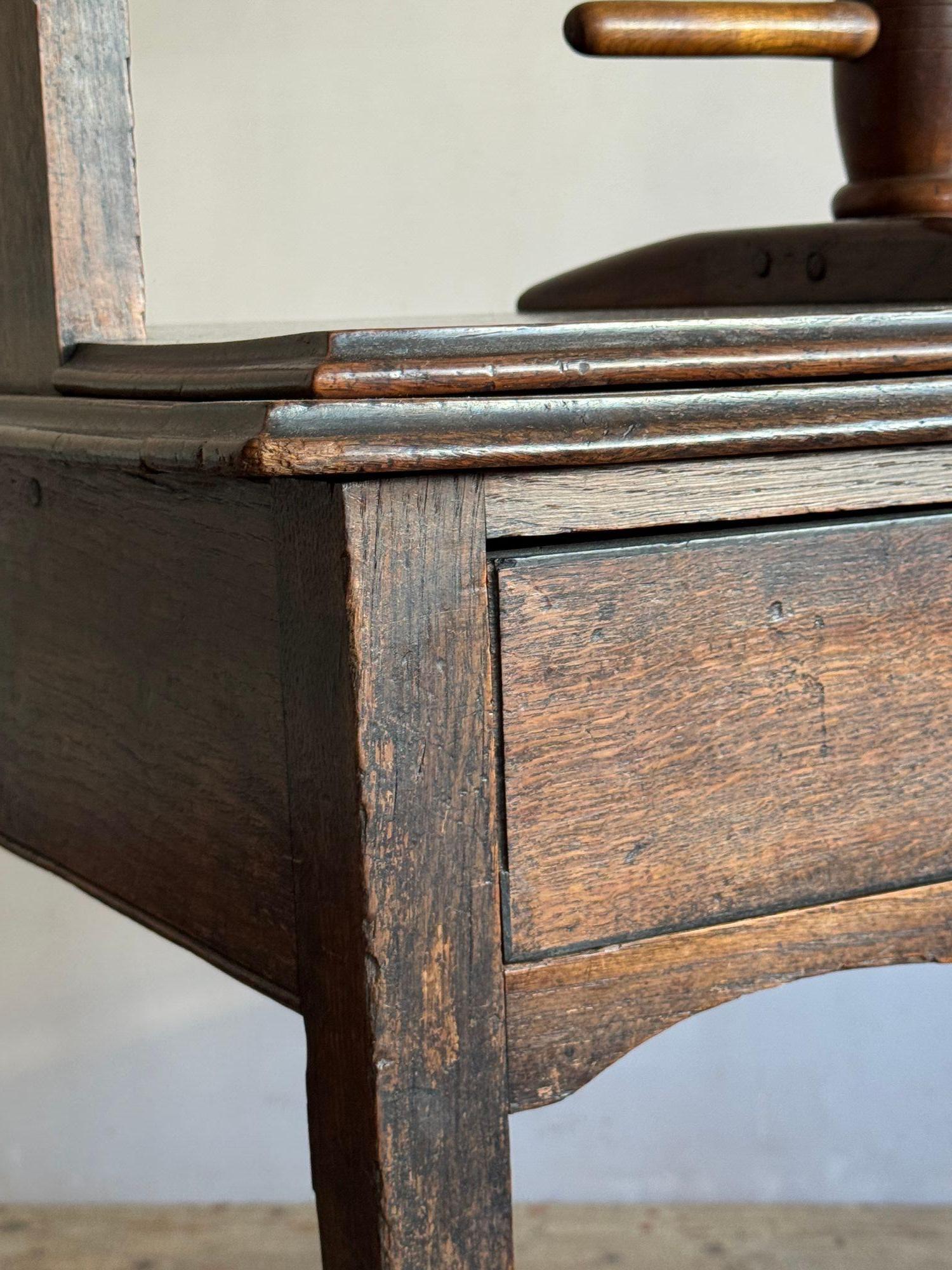 Georgian oak book press table For Sale 1
