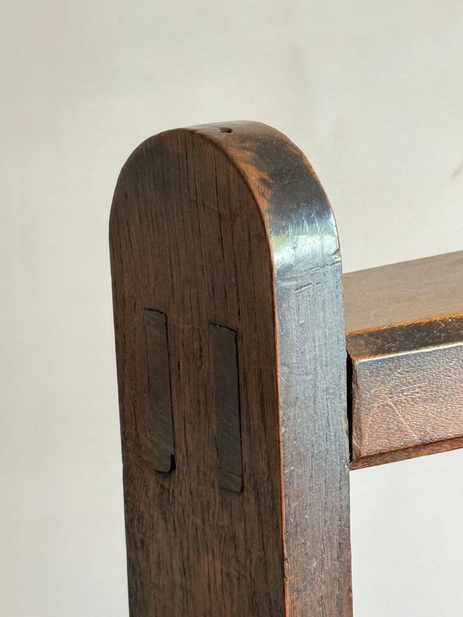 Georgian oak book press table For Sale 3