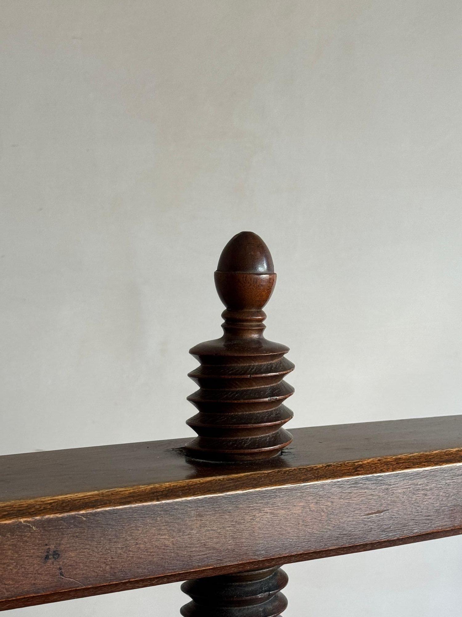 Georgian oak book press table For Sale 4