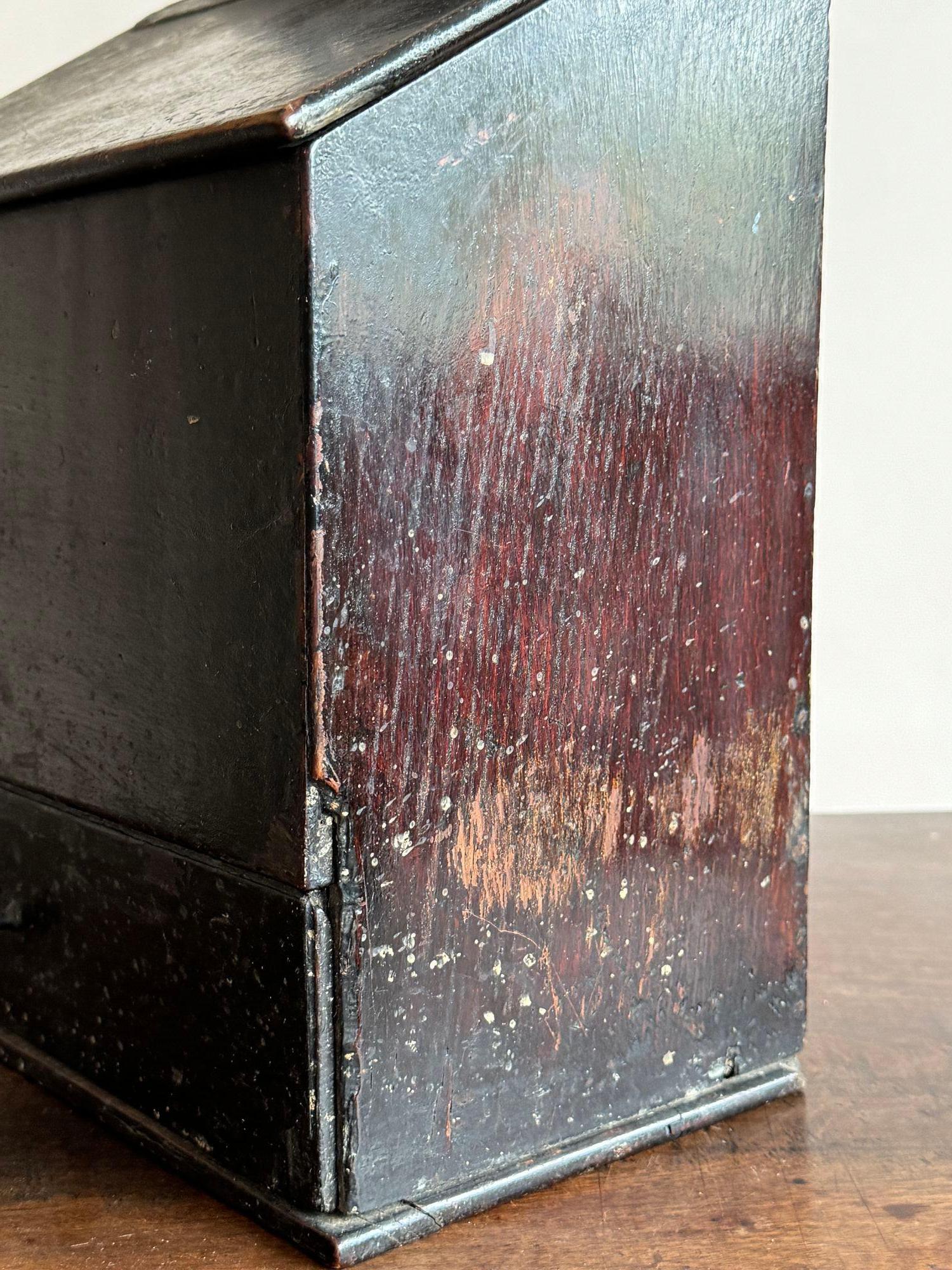 Caja para velas y sal de roble georgiano en venta 1