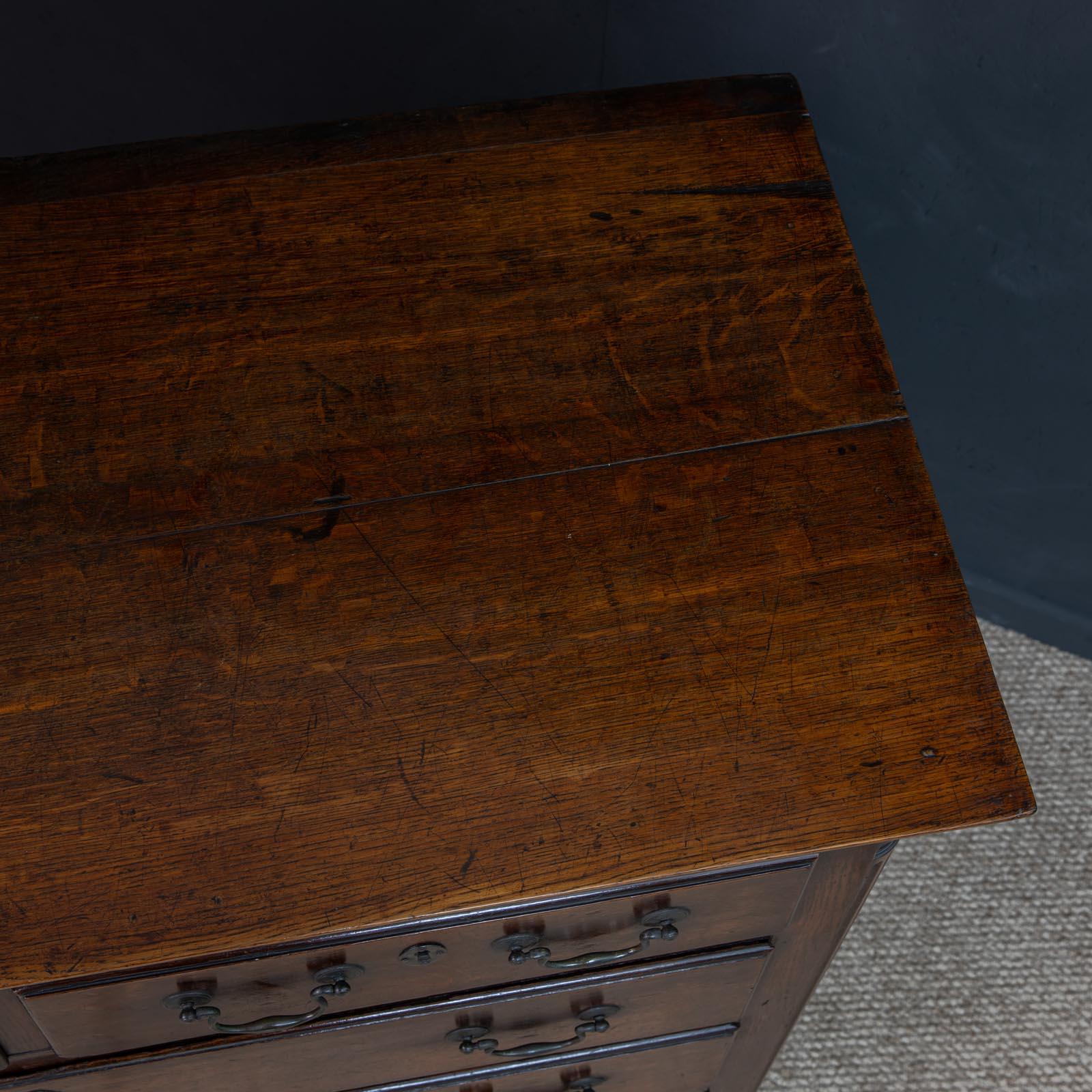 Mid-18th Century Georgian Oak Chest of Drawers