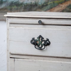 Georgian Oak Chest with Brushing Slide, c.1740