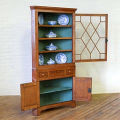 Georgian Oak Corner Cupboard