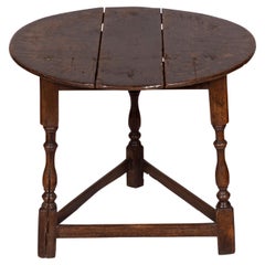 Georgian Oak Cricket Table