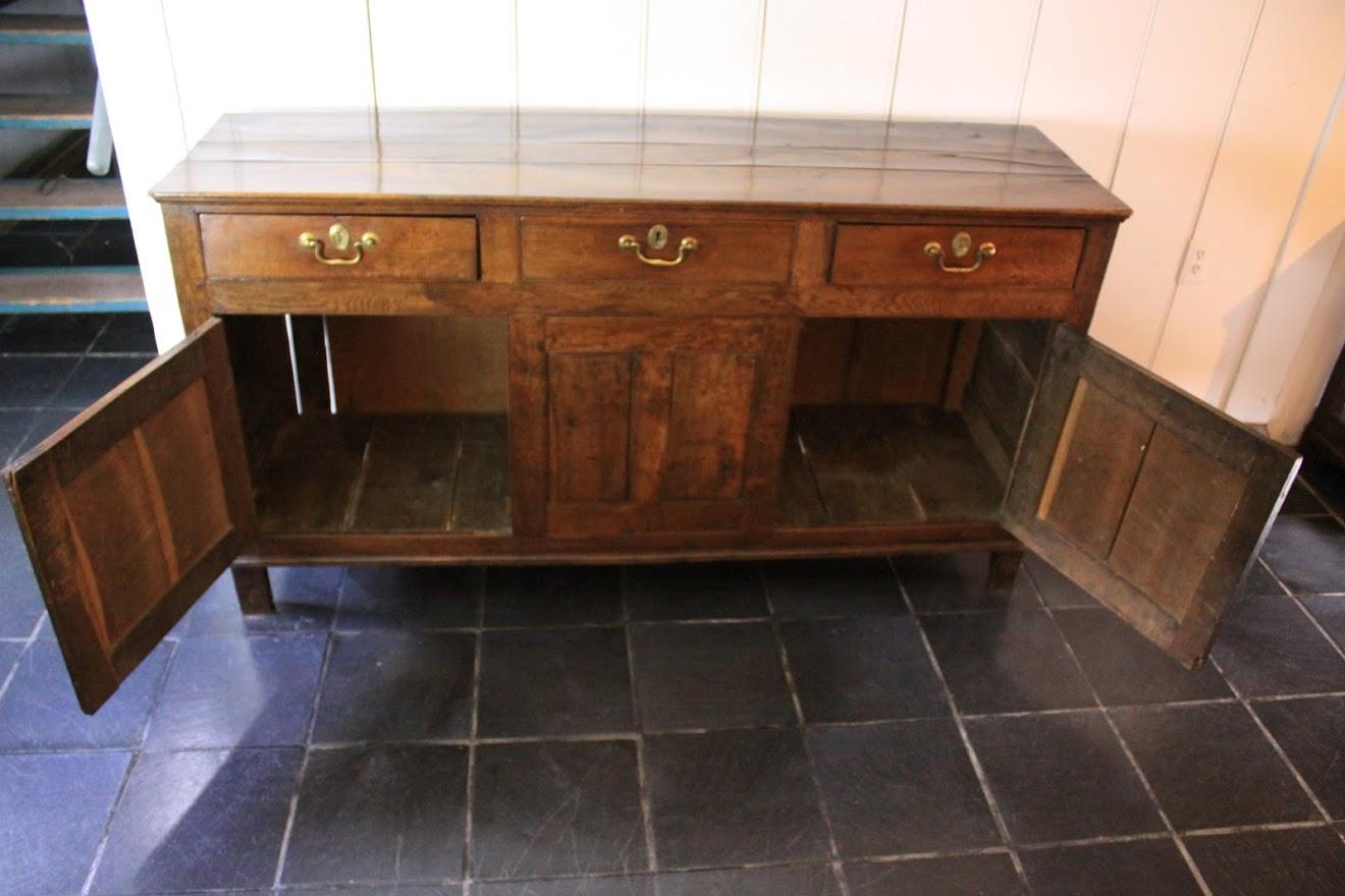 Oak Dresser Base For Sale at 1stDibs