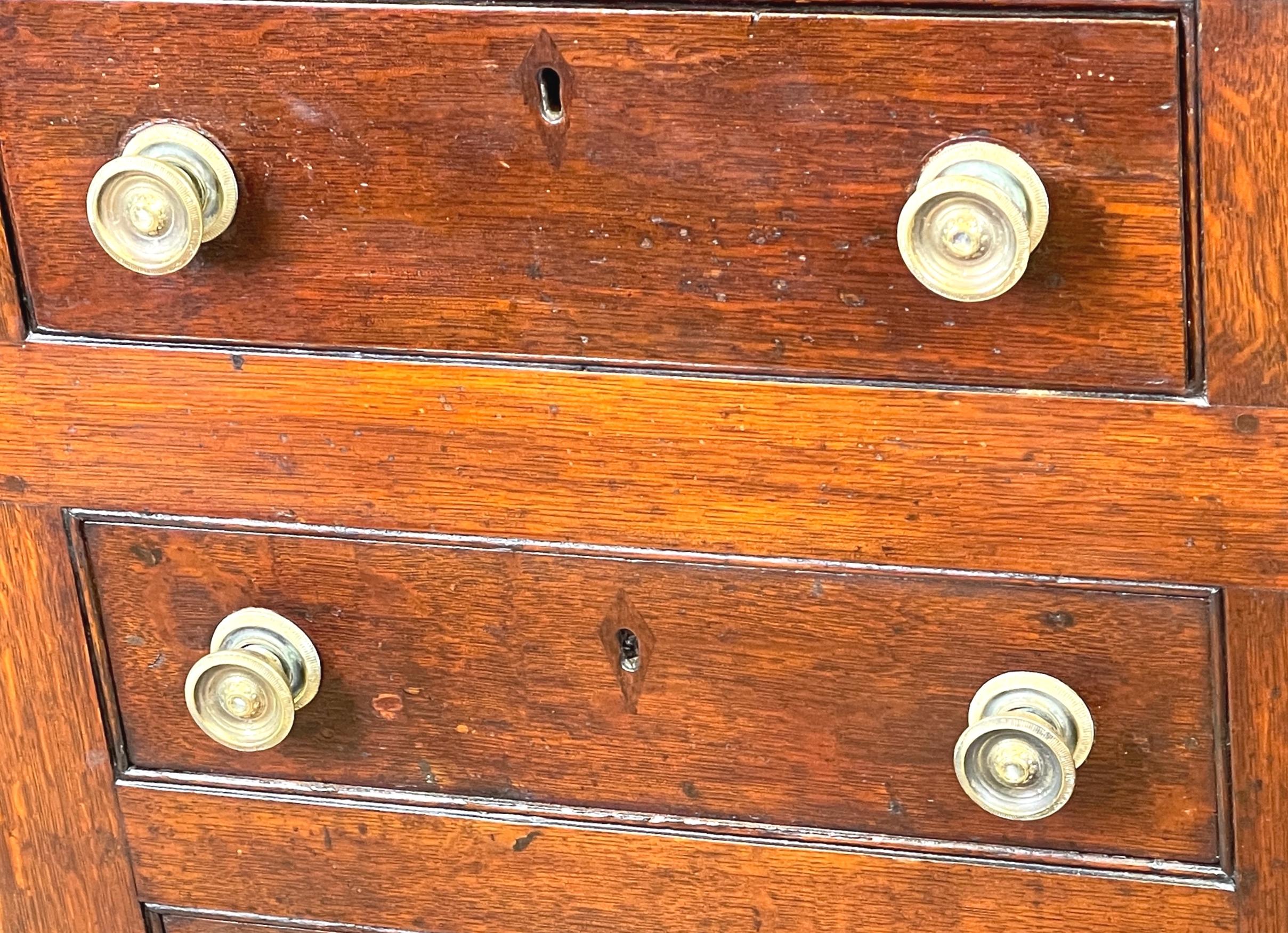 Georgian Oak Dresser with Rack For Sale 2