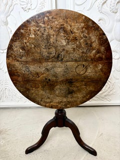 Georgian Oak & Elm tripod table