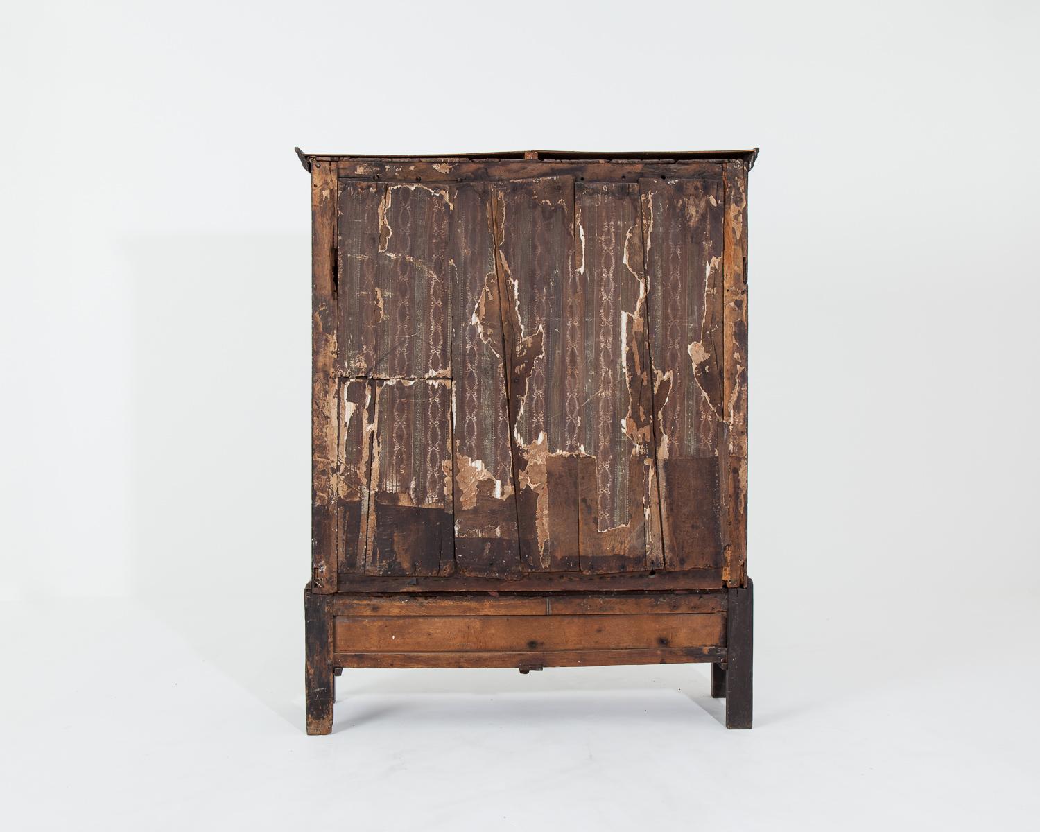 Georgian Oak Livery Cupboard 18th Century Antique Storage (18. Jahrhundert)