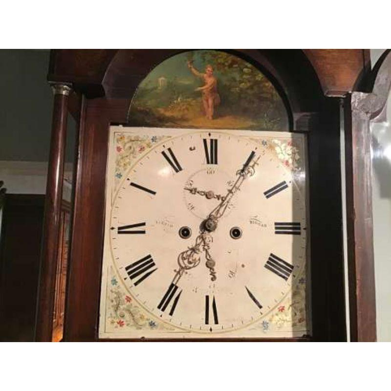 Georgian Oak Longcase Clock

A Scottish Geo III oak and mahogany cased painted dial 8 day longcase clock. C1820.
Andrew Reid . Biggar 

Dimensions: W: 50cm (19.7