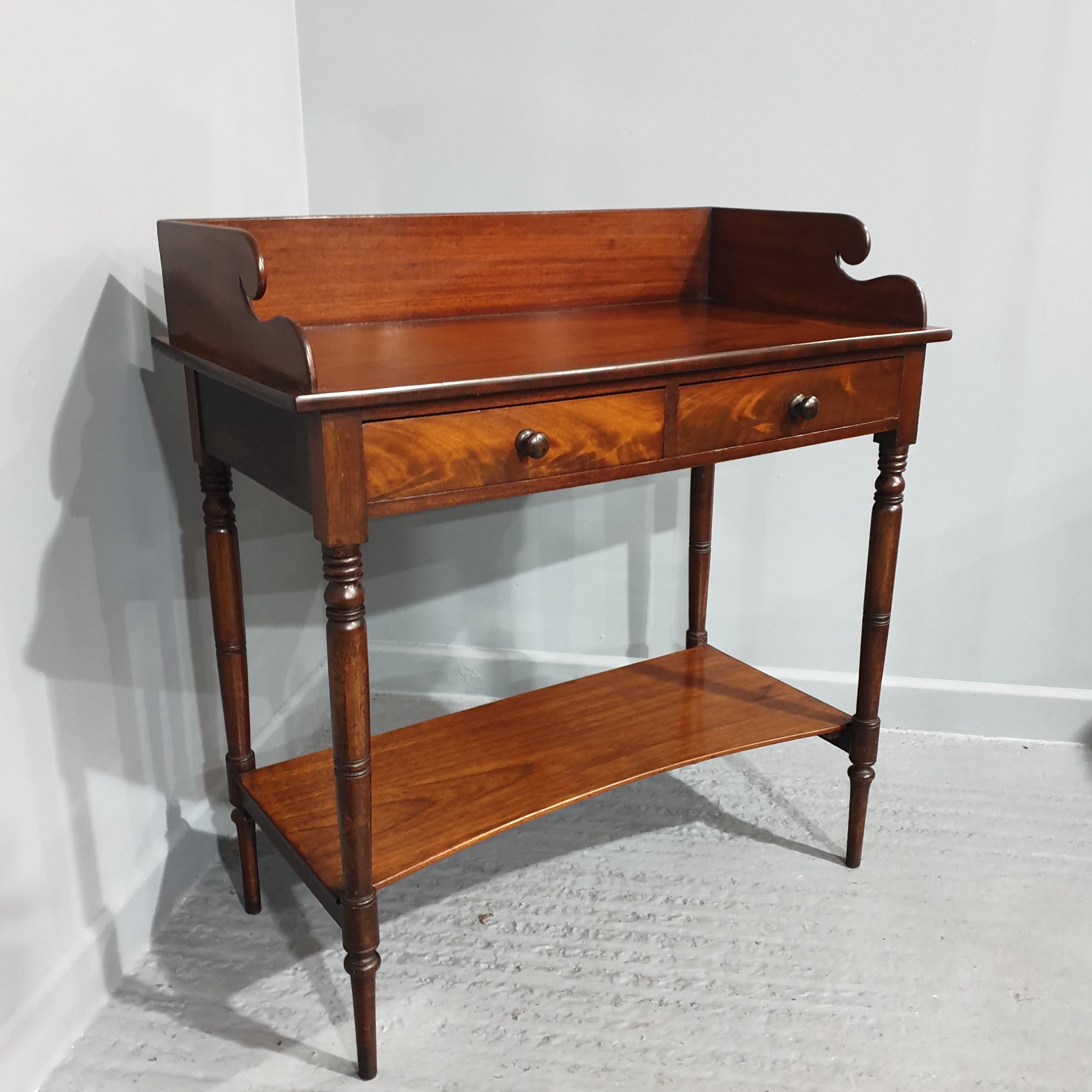 Georgian Oak Lowboy For Sale 1