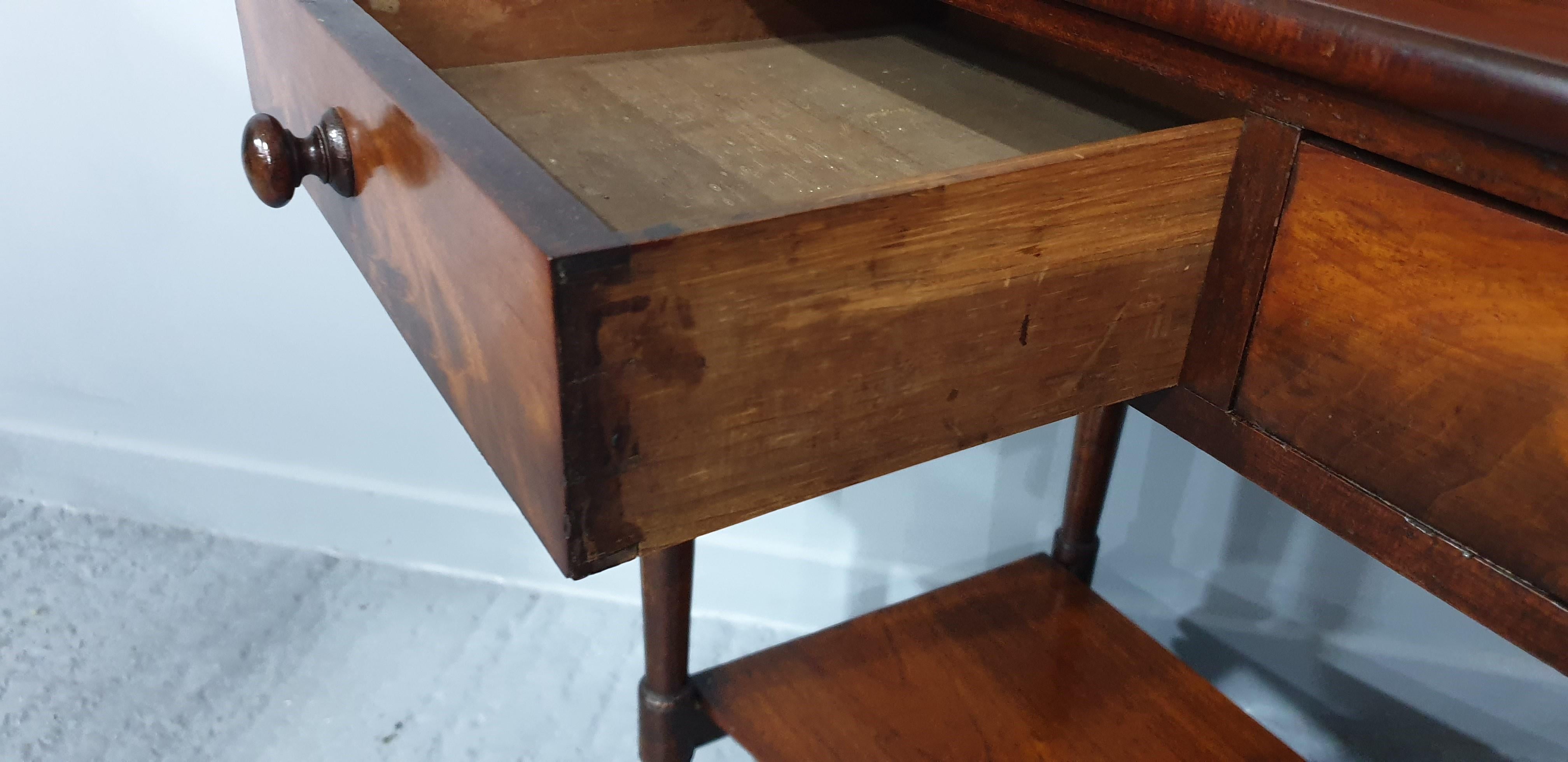 Georgian Oak Lowboy For Sale 2