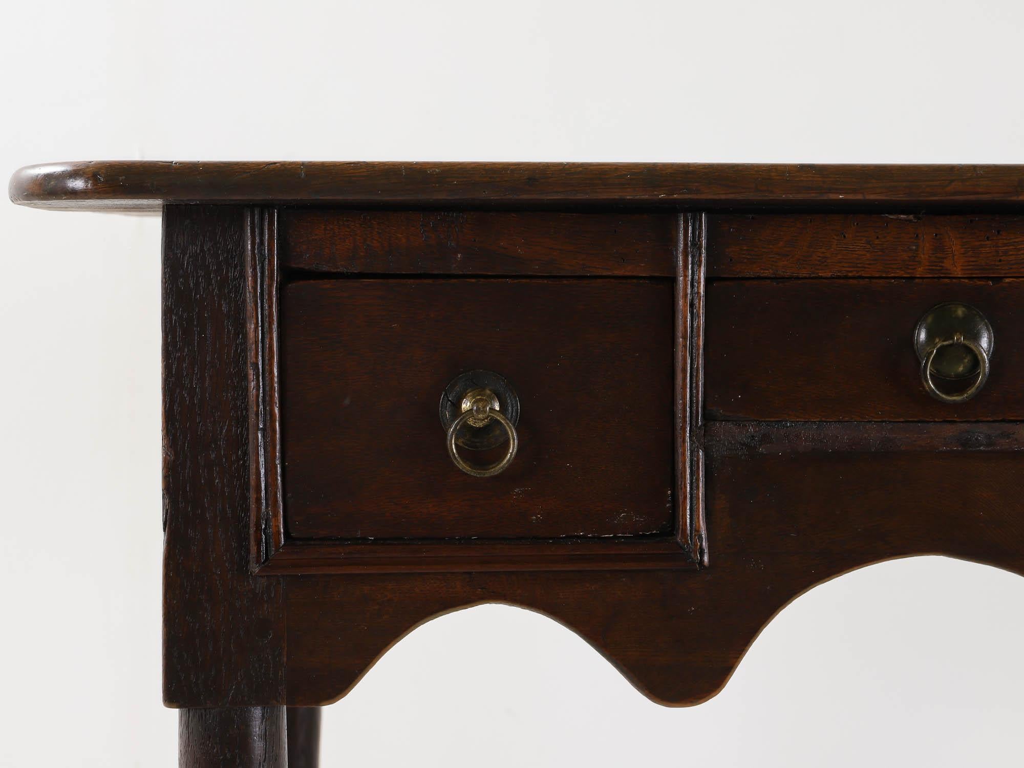Georgian Oak Lowboy en venta 2